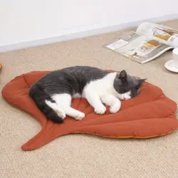 ZooVenture Cojín con forma de hoja para perros y gatos - 57*64 cm