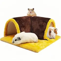 ZooVenture Túnel desmontable para animales pequeños - Café
