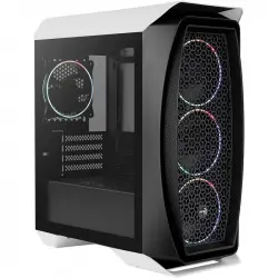 Aerocool Aero One Mini Eclipse Cristal Templado USB 3.1 RGB Blanca