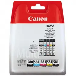 Canon PGI-580/CLI-581 BK/CMYK Pack Cartucho Original Negro/Color