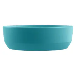 Comedero Here Sparky Bevel, verde azulado  - Tamaño M: 770 ml, 16,4 x 5,2 cm (Diám x Al)