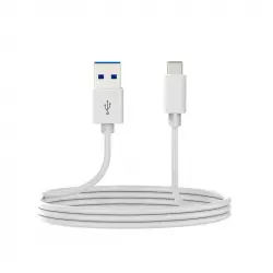 DCU Tecnologic Cable USB-C 3.1 a USB-A 3.0 Macho/Macho 2m Blanco