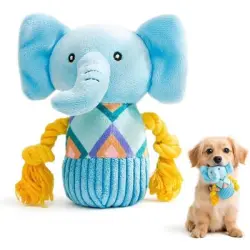 HausPets  Elefante de Cuerda para Perros Medianos y Grandes - Diseño: Elefante