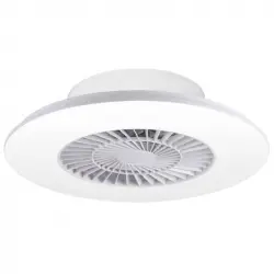 Ledme Ventilador de Techo con Luz LED y Mando 40W Blanco