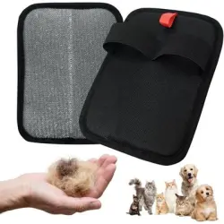 Pawffee Guantes electrostáticos doble cara para quitar pelo de mascotas - 1 pieza