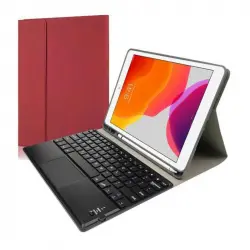 Royal Bailey Rk102c Funda Con Bluetooth Teclado Para 2019ipad 10.2 / Ipad Air 10.5 / Pro10.5 Rojo