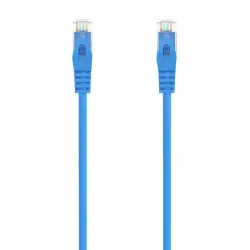 Aisens A145-0572 Cable de Red RJ45 UTP Cat 6A 50cm Azul