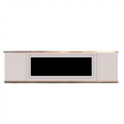 Armario Chimenea Gris Oscuro Con Cajones Arosio 180 Armario Gris