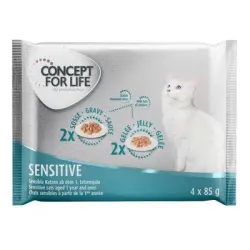 Concept for Life 4 x 85 g - Pack de prueba mixto - Sensitive