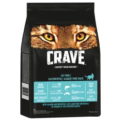 Crave Adult con salmón y pescado blanco para gatos - 7 kg