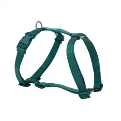 Freedog Arnés Nylon Basico para su mascota de color verde 1.5 cm