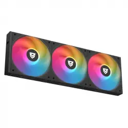 Nfortec Stellar Modular A-RGB Ventilador Suplementario Negro