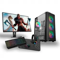 PC Racing Pack Gaming Initiation Pro AMD Ryzen 5 4650G/16GB/1TB SSD + Monitor 24" FullHD + Combo Gaming