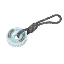 Rueda dentada con cuerda TIAKI para perros - aprox. 30 x 9 x 4 cm (L x An x Al)