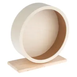 TIAKI Rueda de ejercicio de madera para roedores - 29 cm (Diám)