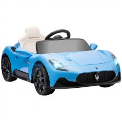 Aiyaplay Coche Eléctrico Para Niños De +3 Años Con Licencia Maserati Mc20 Azul