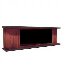 Armario De Madera Para Chimenea Electrica Mobile Arosio 150 Marrón