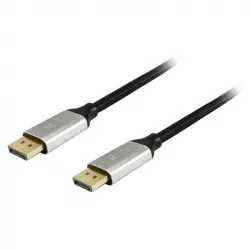 Equip Cable de Malla DisplayPort Premium 1.4 8K 60Hz Macho/Macho 2m Negro