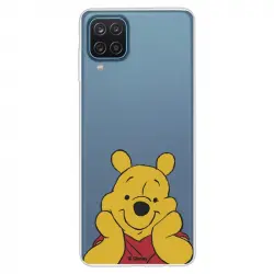 Funda Oficial de Disney Winnie The Pooh Posado para Samsung Galaxy A12