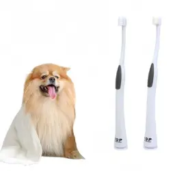 FurryFusion Juego de 2 cepillos de dientes para gatos y perros - Artículo 2