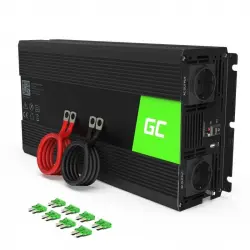 Green Cell Inv25 Inversor de Corriente 1500W Negro