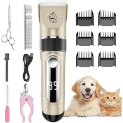 HausPets Cortapelos inalámbrico profesional IPX7 perros 5 velocidades - Artículo 1