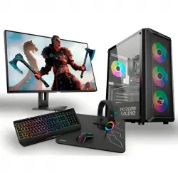 PC Racing AMD Ryzen 7 8700G/16GB/1TB SSD/RTX 4060 + Monitor 24" FullHD + Combo Gaming