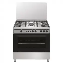 Vitrokitchen CB9060IN Cocina de Gas Natural 5 Fuegos + Horno Inox