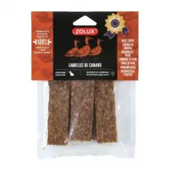Zolux Snack Natural para Perro en Laminas con Pato, 100 gr