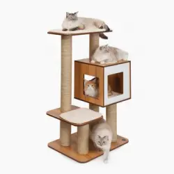 Árbol Para Gatos Catit Vesper High Base Gigante, Roble