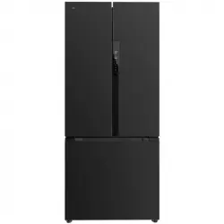 Cecotec Bolero CoolMarket FD 499 Dark E Frigorífico Americano Puerta Francesa E Inox Oscuro