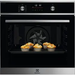 Electrolux EOD6P77X Serie 600 SteamBake Horno Multifunción Pirolítico 72L A+ Acero Inoxidable