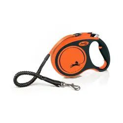 Flexi Xtreme correa extensible naranja, 8 m - Talla L: hasta 55 kg