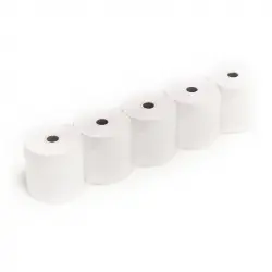 Iggual Pack 5 Rollos de Papel Térmico sin BPA 80x80mm
