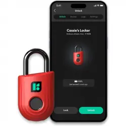 Igloohome Padlock Lite Candado Inteligente Rojo