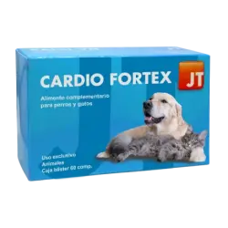 JT Cardio Fortex complemento nutricional para perros y gatos 60, 0.1