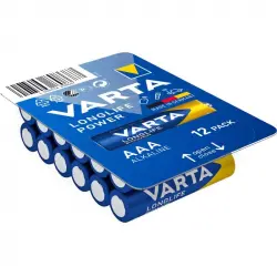 Varta Long Life Pack Pilas Alcalinas AAA 12 Unidades