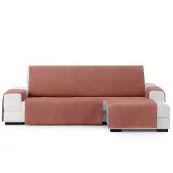 Vipalia Protector Cubre Sofá Chaise Derecho 290 Color Teja Modelo Brisa