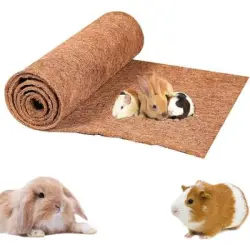 ZooVenture Alfombra de fibra de coco natural para conejos y hámsteres - 100*40 cm