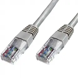 Cable de Red RJ45 UTP Cat.5e 10/100 Gris 5m