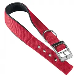Collar Nylon Daytona C Rojo para perros Ferplast 61 - 69 Cms