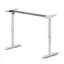 Emuca Mesa de Escritorio Elevable Motorizada Regulable Blanca