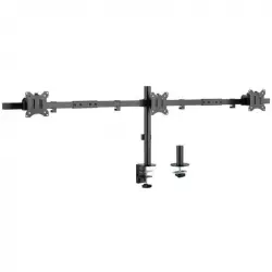 Equip 650158 Soporte Monitor de Mesa 3 Pantallas 17"-32" VESA 100x100mm 7KG Negro