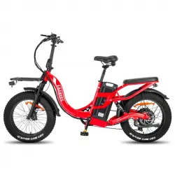 Fafrees F20 X-Max Bicicleta Eléctrica Plegable Motor 750W Batería 48V/30Ah Autonomía 180km Roja