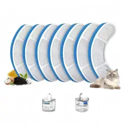 FurryFusion Cartucho de filtro para dispensador de agua - 10 piezas