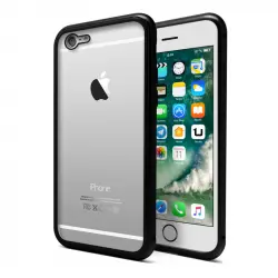 Unotec Funda Magnética Con Cristal Templado Negra Para iPhone 6/6s