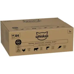 Whiskas 1+ Adult bolsitas 84 x 85 g - Menú variado en gelatina