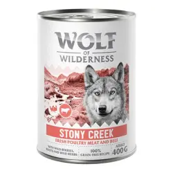 Wolf of Wilderness Expedition 6 x 400 g - Stony Creek - Ave con vacuno