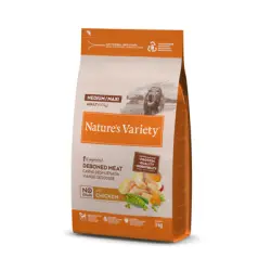 3 KG 3 kg Nature's Variety No Grain Adult Medium Maxi Pollo pienso para perros