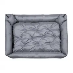 Cama De Microfibra Para Gatos Ponton 100x75cm - Color Gris Oscuro